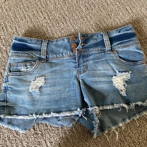 Denim shorts